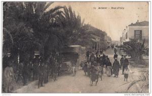 Algérie  Arzew  Rue d'Isly