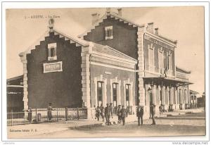 ALGERIE.ARZEW.LA GARE