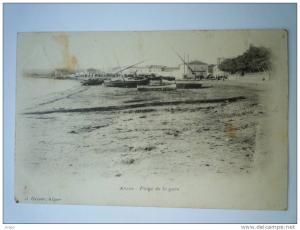 ARZEW    Plage de la  GARE   (J. GEISER - Alger)