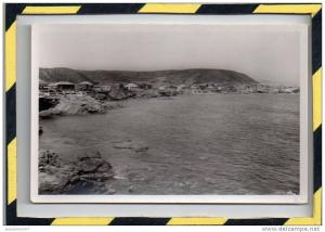 VERITABLE CARTE-PHOTO. - . ARZEW - LA CORNICHE ET LA FONTAINE DES GAZELLES . NON CIRCULEE - EXCELLENT ETAT