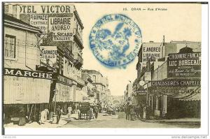 CPA  ORAN, Rue d´Arzew   0201