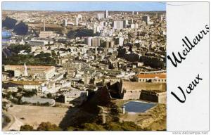 MEILLEURS VOEUX D'ARZEW CPSM DENTELEE FORMAT 7/11 CENTIMETRES VOIR SCANER