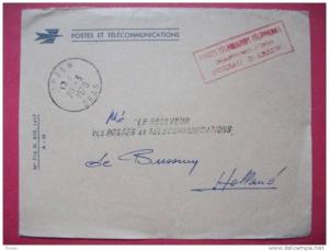 Algérie Lettre Service PTT Arzew / Oran 1970