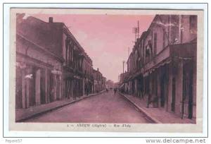 Arzew , Algérie , rue d'Isly