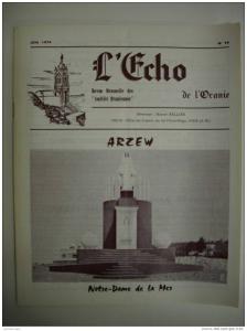 ALGERIE,ORAN,L´ECHO DE L´ORANIE,ARZEW, NOTRE DAME DE LA MER ,N°99  , JUIN 1974