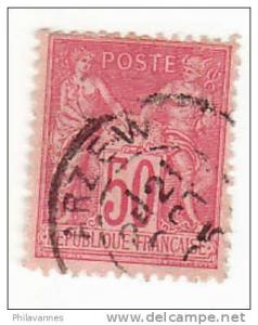 RARE Sage  type II   n° 98    oblitéré  ARZEW (Oran) ( 927/170)