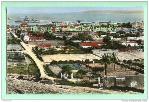 AFRIQUE du NORD - ALGERIE - ARZEW - VUE GENERALE - PORT - MARINE MILITAIRE - NAVIRE de GUERRE