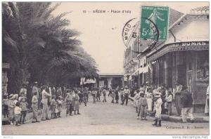 Arzew.- (Algérie)   Place d' Isly    -  (belle animation)