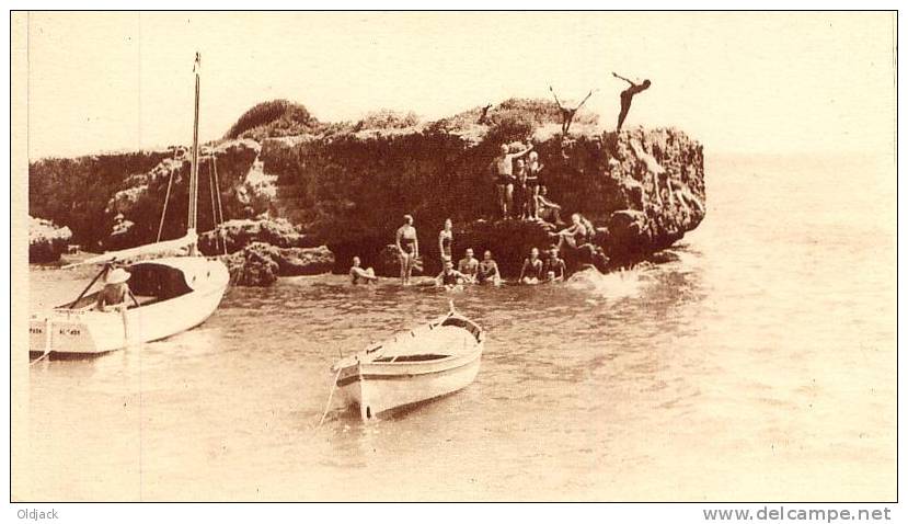 ALGERIE - CHENOUA - Le Plongeoir de la Plage aux Galets - SERIE A - N° 9