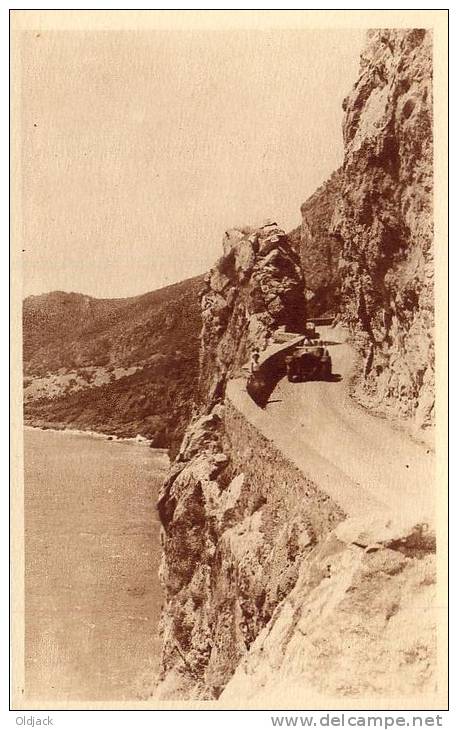 ALGERIE - CHENOUA -  La corniche route de Cherchell SERIE B - N° 10