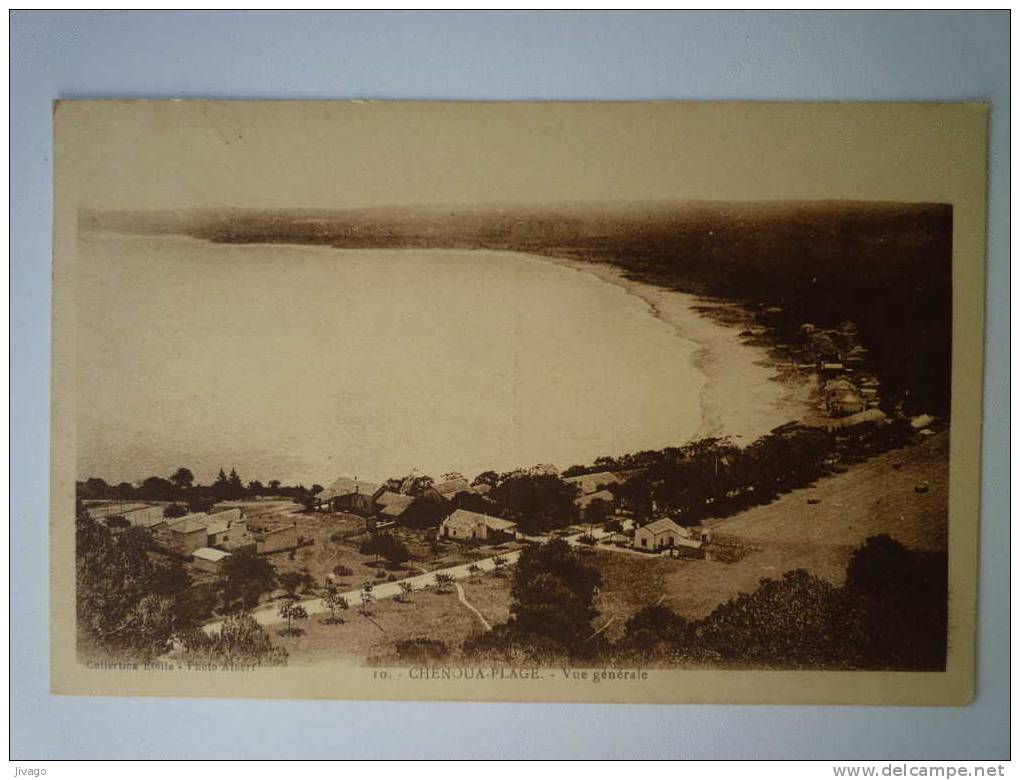 ALGERIE    CHENOUA-PLAGE  -  Vue générale