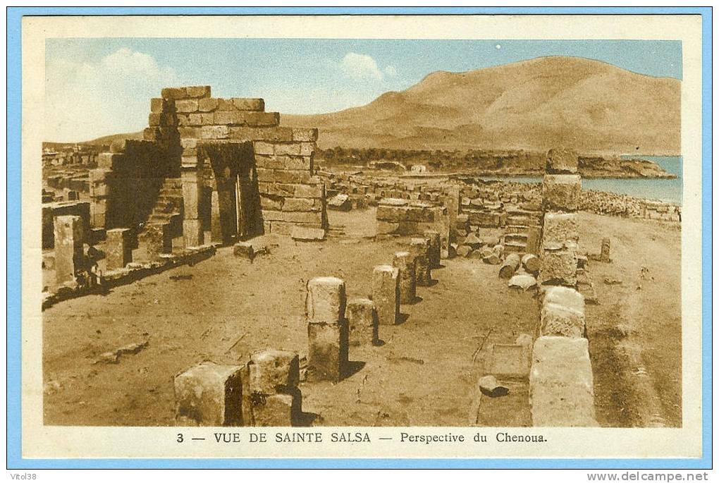 CARTE POSTALE 3 VUE DE SAINTE SALSA PERSPECTIVE DU CHENOUA