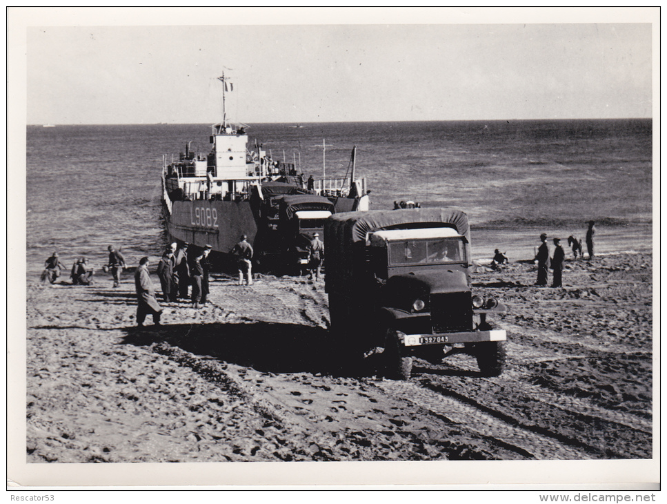 rare photo véritable  guerre d'algérie exercice de commando débarquement à Arzew 3ème compagnie 2ème zouave