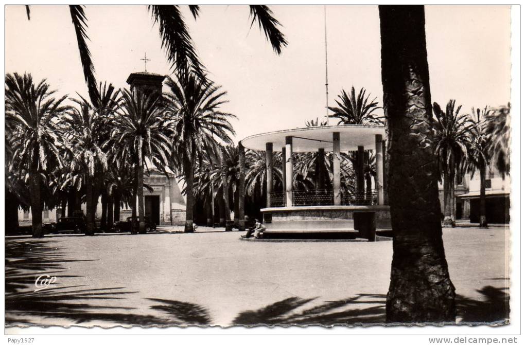 ARZEW  la place d'Isly , carte glacée