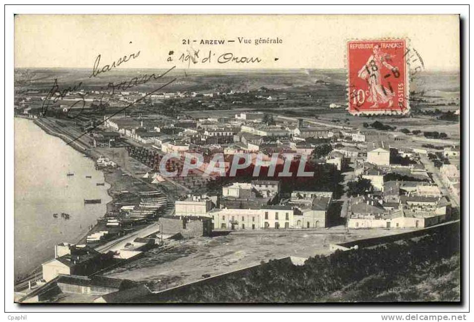 CPA Algerie Arzew Vue generale