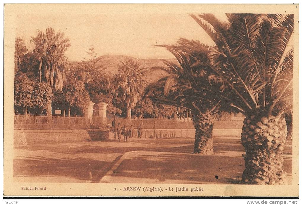 ARZEW. - Le jardin public 137
