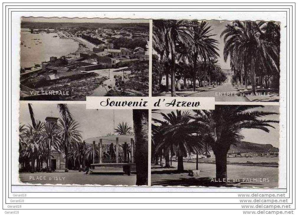 (algérie) Souvenir ARZEW Diverses vues 1956