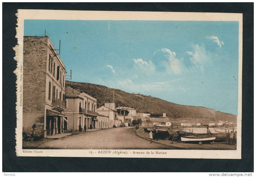 AFRIQUE - ALGERIE - ARZEW  - Avenue de la Marine