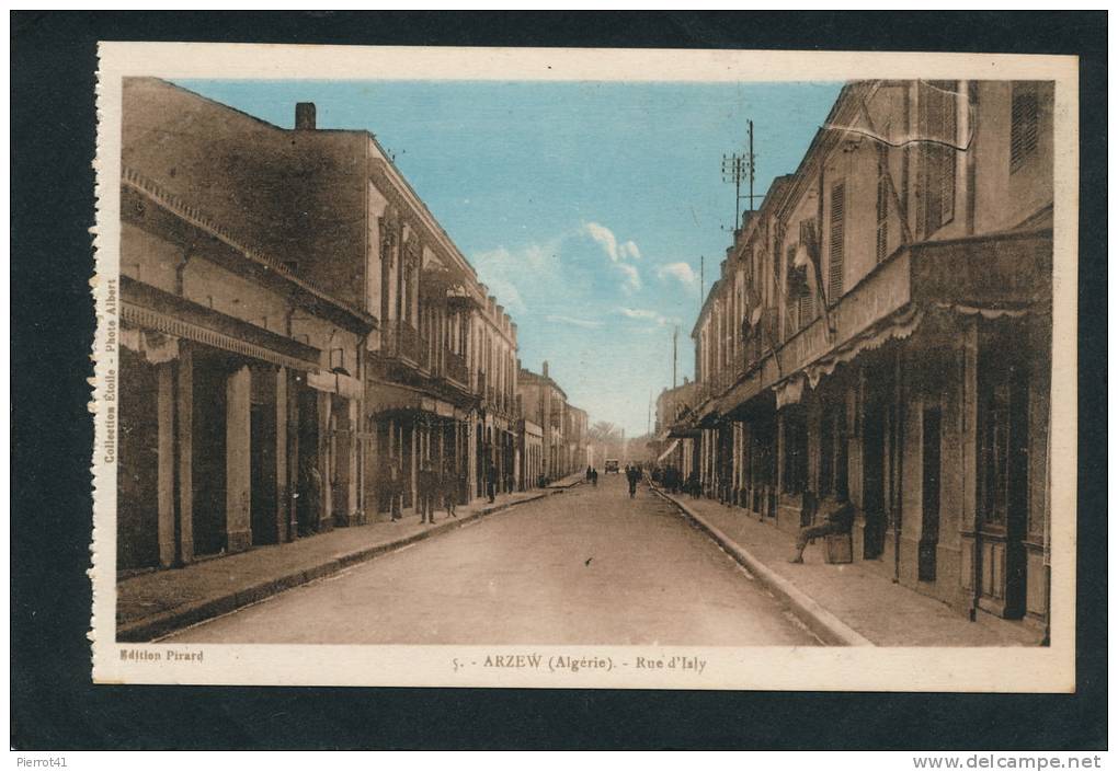 AFRIQUE - ALGERIE - ARZEW - Rue d'Isly (animation)