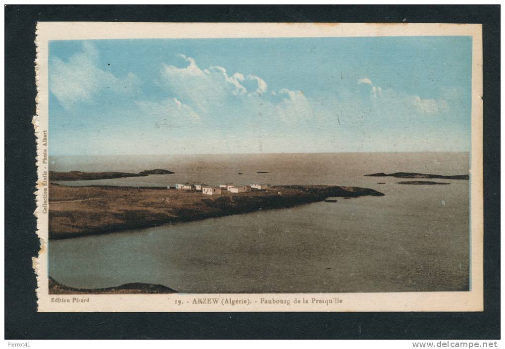 AFRIQUE - ALGERIE - ARZEW - Faubourg de la Presqu'île