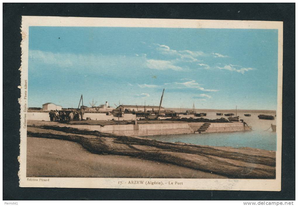 AFRIQUE - ALGERIE - ARZEW - Le Port (animation)