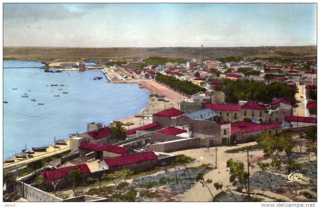 cpsm dentelee ARZEW ( vue generale) non circulee