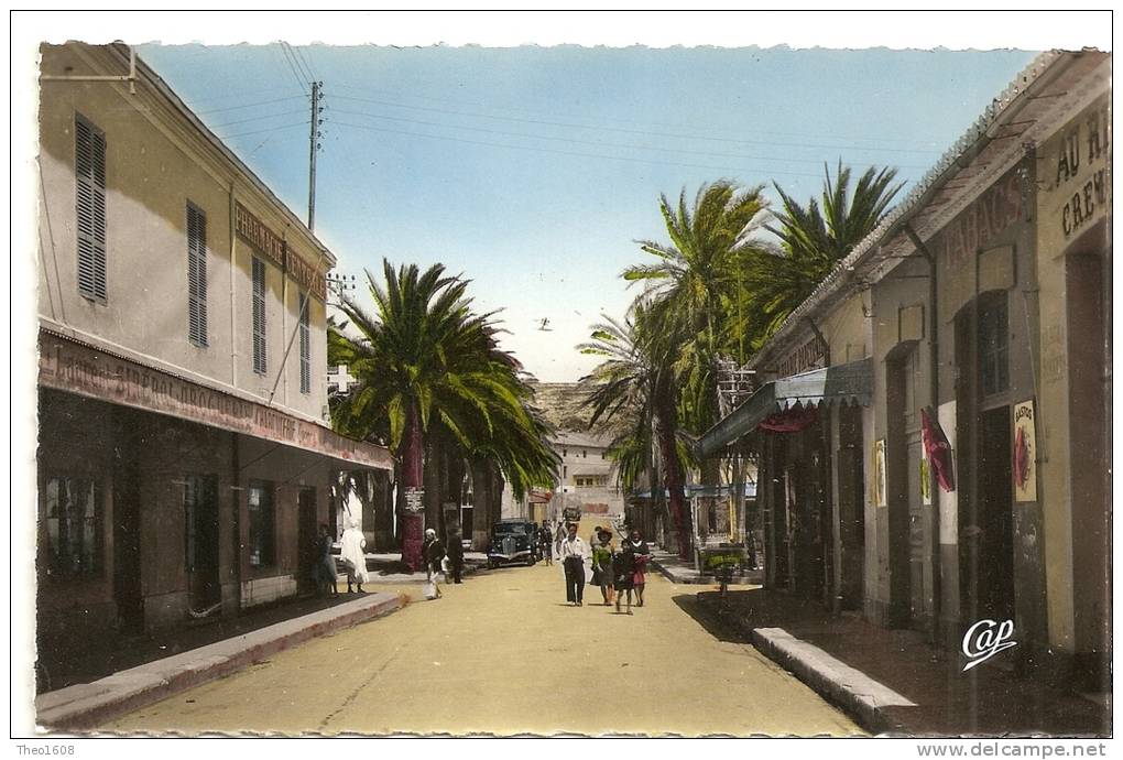 Algérie. Arzew. La rue principale (775)