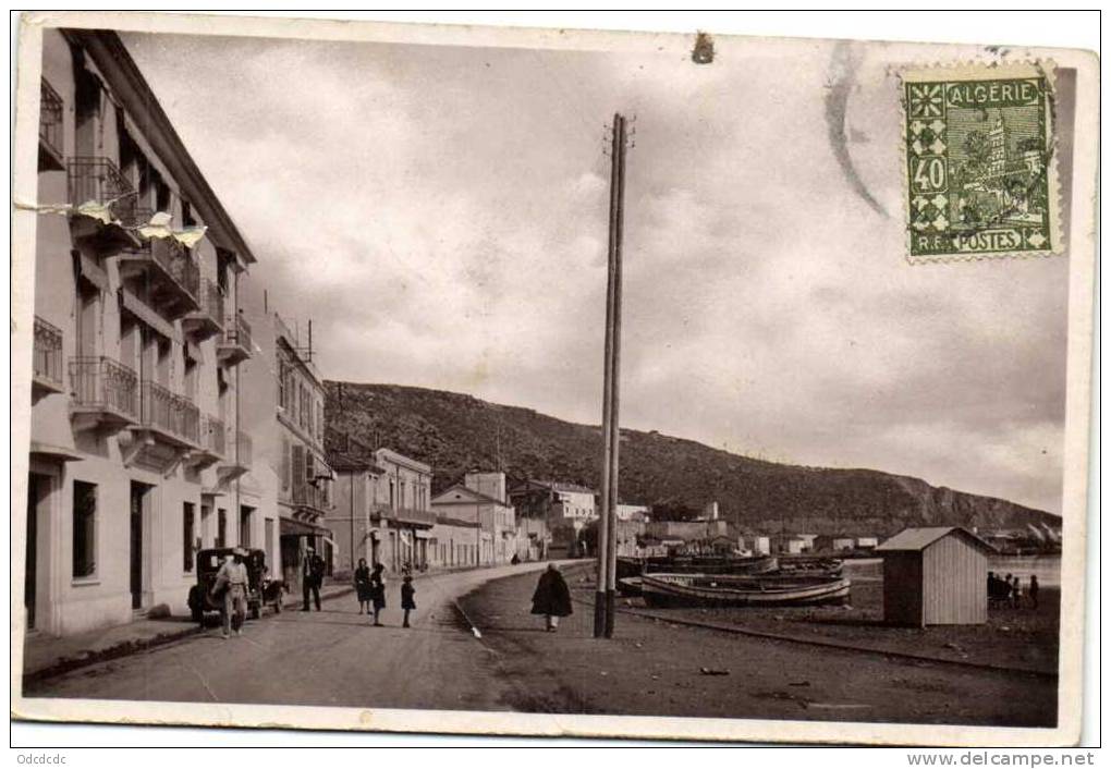 Arzew QQuarier de la Marine + Timbre Recto Verso