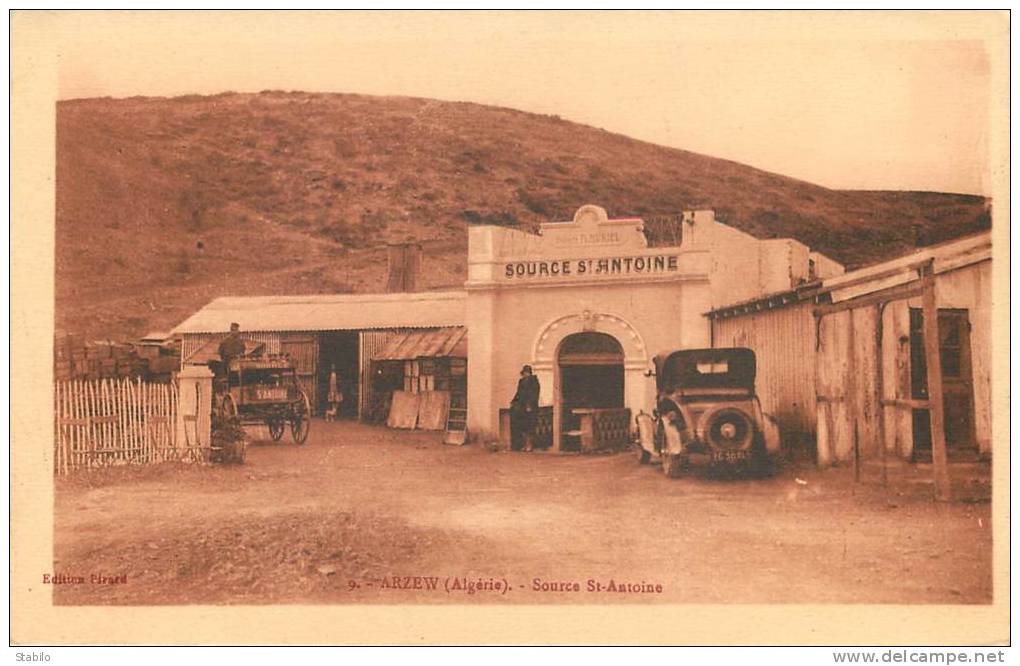 ALGERIE - ARZEW - SOURCE ST-ANTOINE - AUTOMOBILE