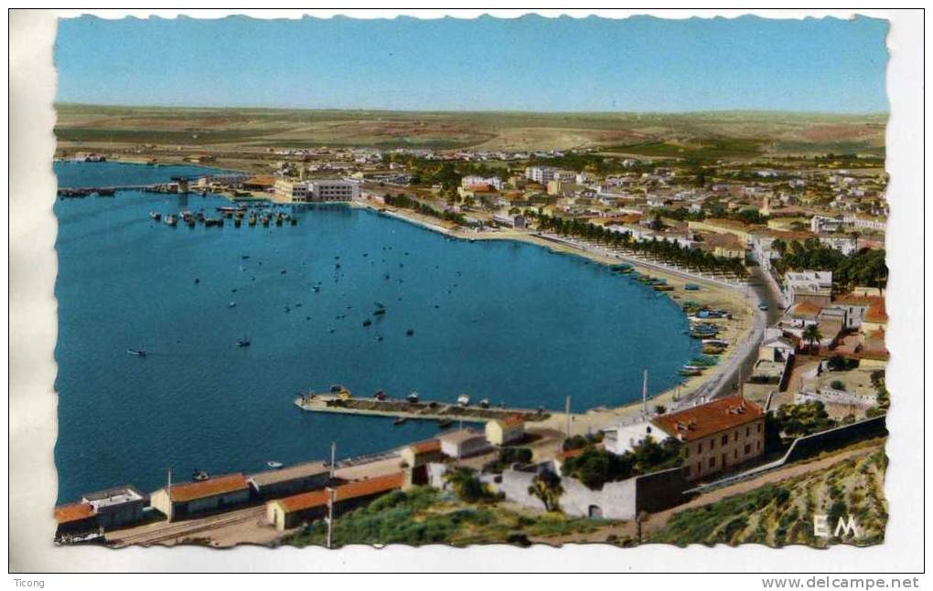 ARZEW ALGERIE -  VUE GENERALE DU PORT  ( EDITION COMBI ORAN ) EM