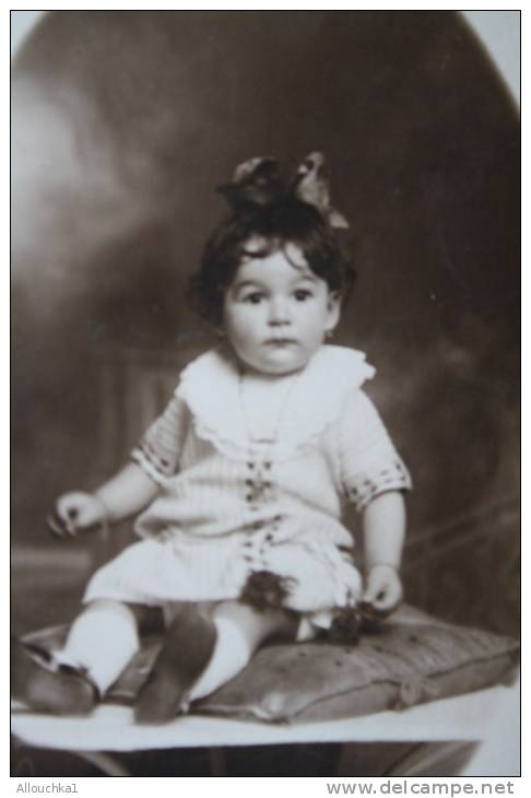 Photographie/Carte postaleJoli bébé une merveille de poupéeOran Ex colonie française-photo Henri r d'Arzew à Oran