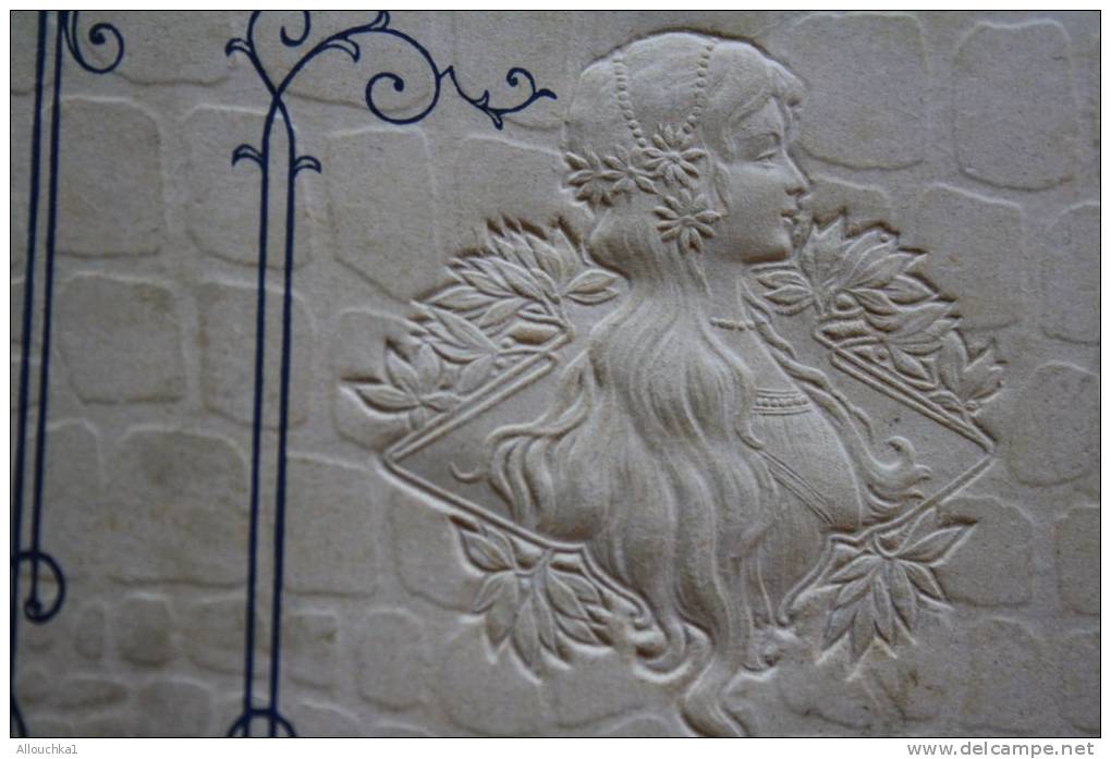 superbe pochette photographique en relief gaufré pour conserver les photos & pelliculesphoto Henri rue d'Arzew à Or