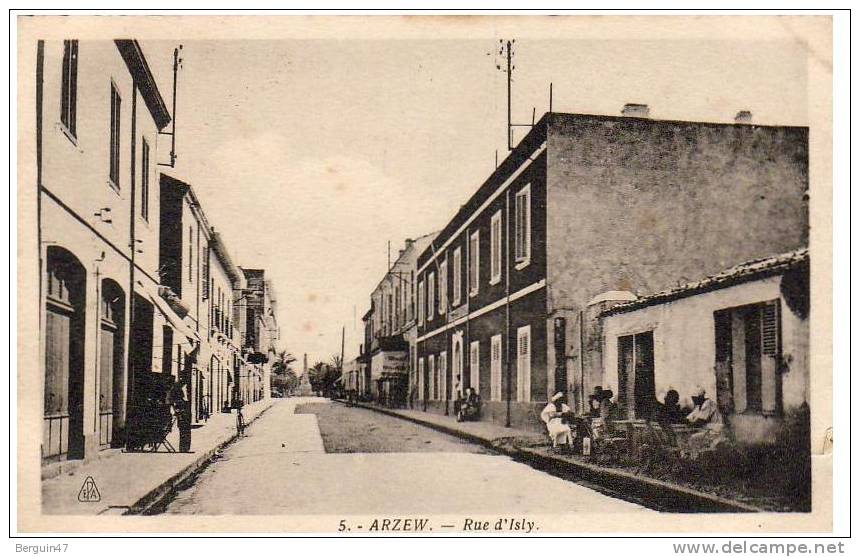 (Ref B161)  ALGERIE ARZEW  Rue d´Isly