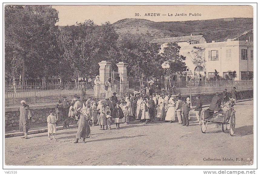 ARZEW - Le Jardin Public - Très animée