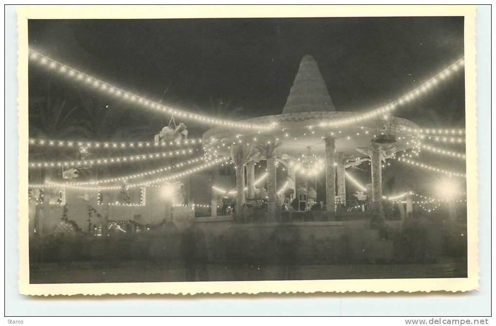 ARZEW - Kiosque à musique - Orchestre Jean Rostand - 1954 - Nuit