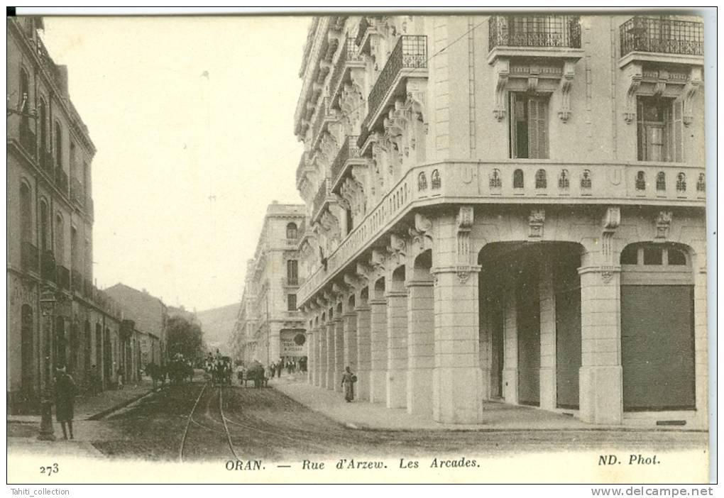 ORAN - Rue d'Arzew - Les Arcades