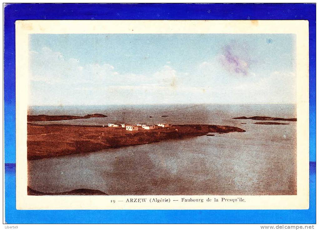 ARZEW - Faubourg de la Presqu´ile - Algerie - Etat ! voir scans !