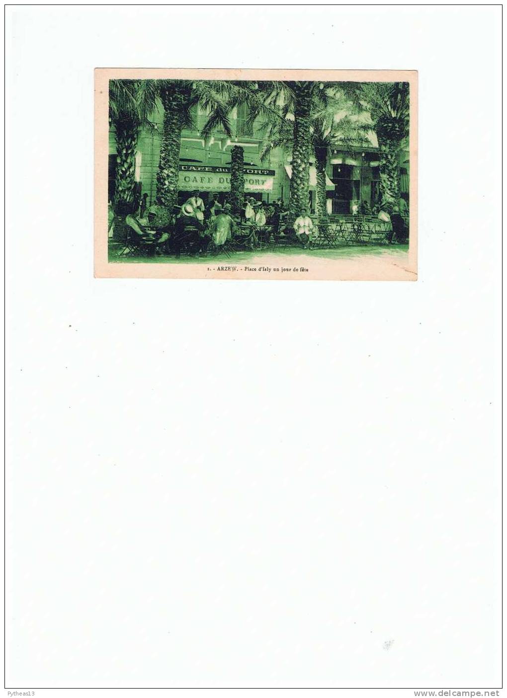 ARZEW - Place d´Isly un jour de fête