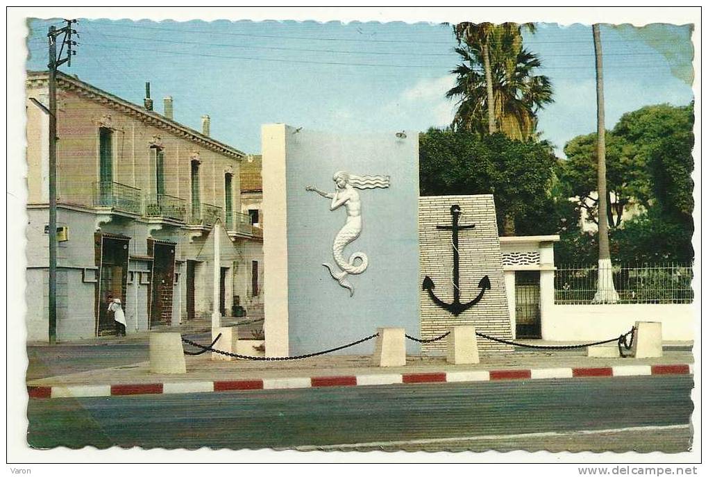 Algérie -  ARZEW -  MONUMENT DES MARINS (sirène, ancre de marine) 1969 Exclu. BAKHTI ORAN