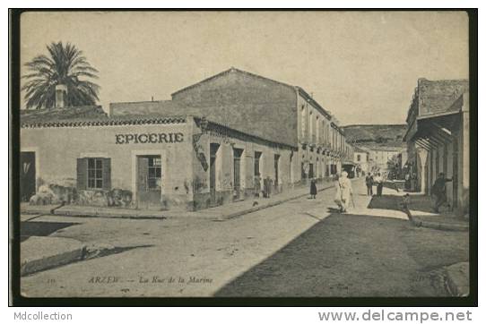 ALGERIE ARZEW /           Rue de la Marine       /