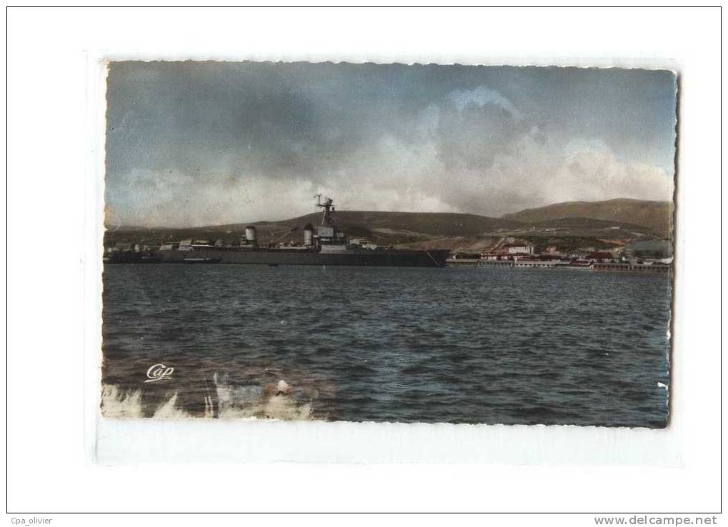 ALGERIE Arzew Port, Navire Ecole, Marine Militaire, ed CAP 13, CPSM 9x14, 195?