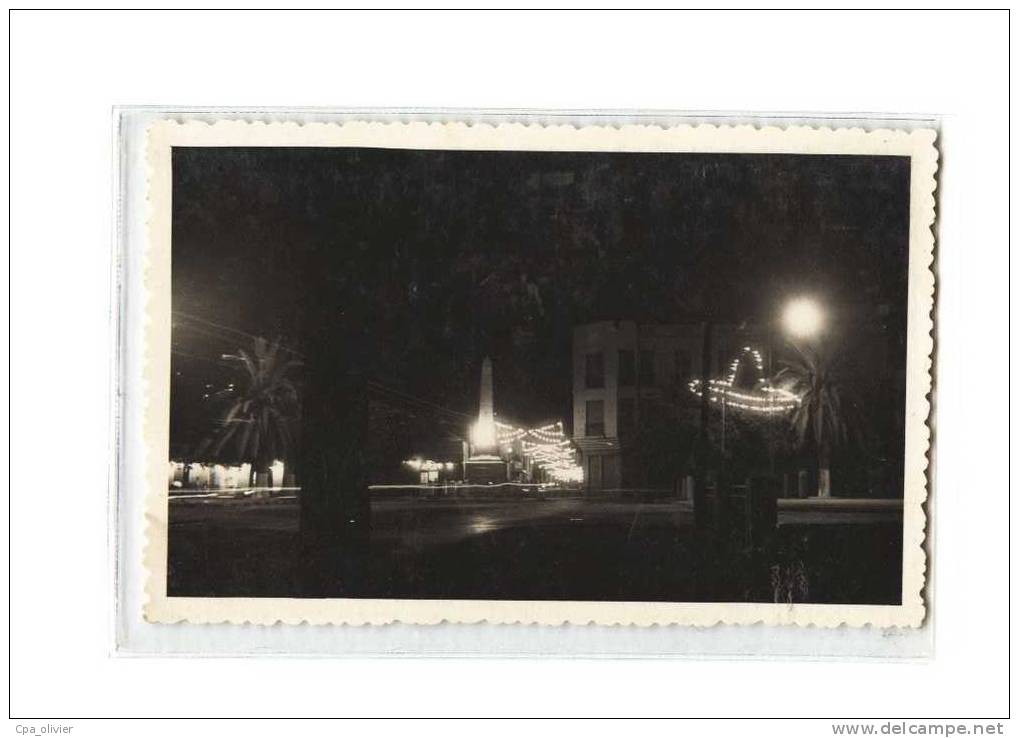 ALGERIE Arzew Photo, Monument aux Morts, Nuit, Photo 9x14, 195?
