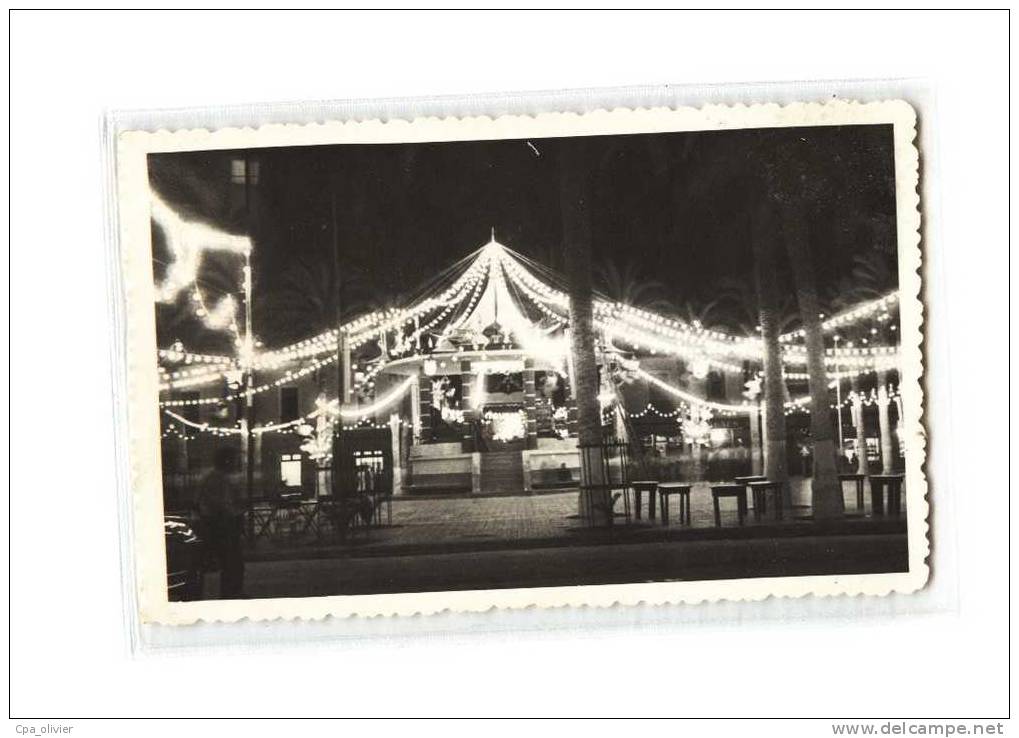 ALGERIE Arzew Photo, Kiosque à Musique, Soir de Fete, n°2, Photo 9x14, 195?