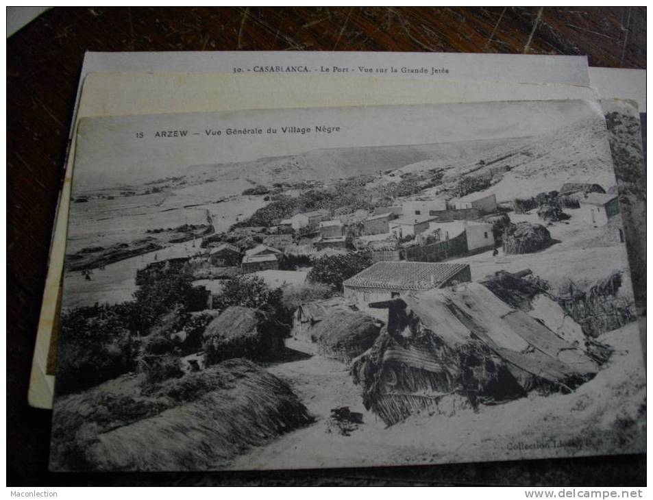 Algerie  Arzew Vue generale du Village Negre