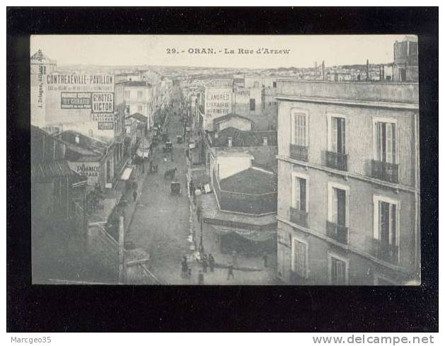 oran la rue d'arzew édit.bringau n° 29  belle carte