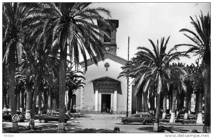 AFRIQUE. ALGERIE. ARZEW. Vue sur L´Eglise Sainte Marie. Carte Dentelée.