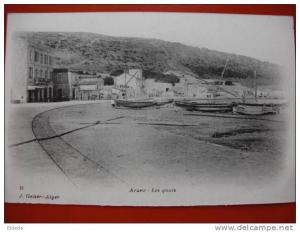 Arzew Les Quais 16 Geiser Alger  Barques a voile