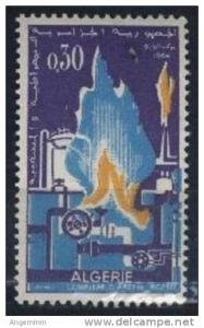 TIMBRE NEUF ALGERIE 1964 USINE DE LIQUEFACTION DE GAZ A ARZEW YT 402