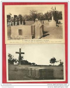 CPA N°4783 / LOT DE 2 CARTES EL GOLEA - MISSIONS DES PERES BLANCS - LA TOMBE DU PERE DE FOUCAULD