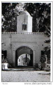 EL GOLEA Demeure du Chef d'annexe Portail d'entree, carte photo